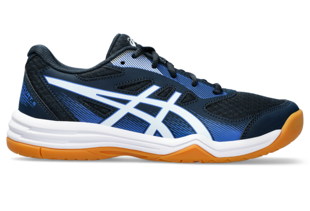 Asics Upcourt 5 Indoorschoenen Kids French Blauw/Wit