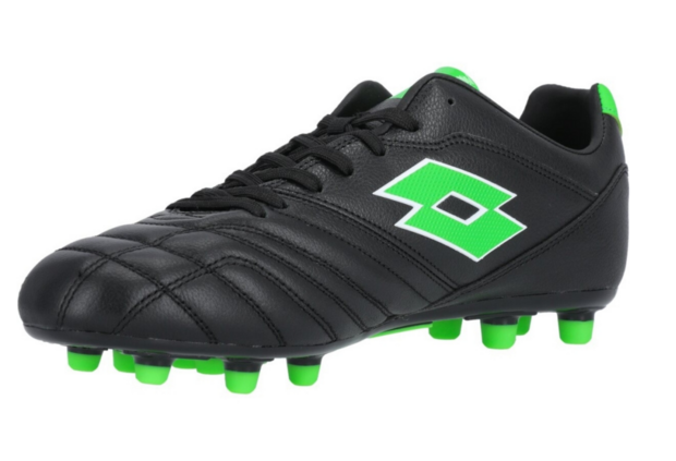 Lotto Stadio 300 III FG All Black-Spring Green