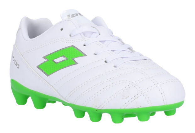 Lotto Stadio 705 FG JR White/Spring Green 