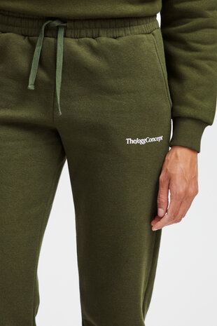 TheJoggConcept Rafine Jogging Pants - Jersey - Rifle Green