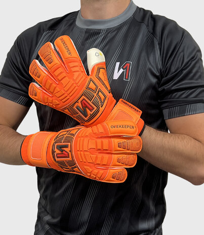 ONEKEEPER Fusion Contact Keeperhandschoen - Senior - Oranje