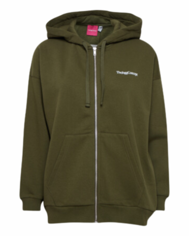 TheJoggConcept Rafine Sweat Cardigan - Jersey - Rifle Green