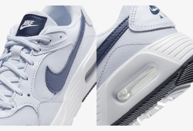 Nike Air Max SC Kids GS - CZ5358-012 - Grey/Navy/White