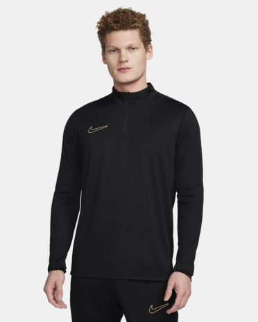 Nike Academy Dri-fit Top Zwart-Goud