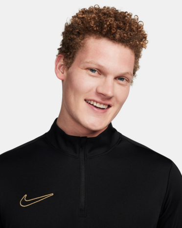 Nike Academy Dri-fit Top Zwart-Goud