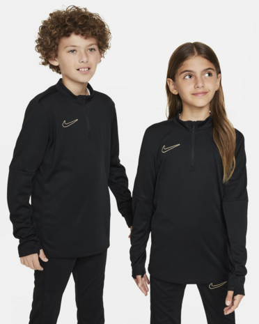 Nike DRI-FIT Academy 23 Kids Trainingssweat 1/4-zip Zwart