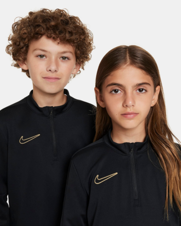 Nike DRI-FIT Academy 23 Kids Trainingssweat 1/4-zip Zwart