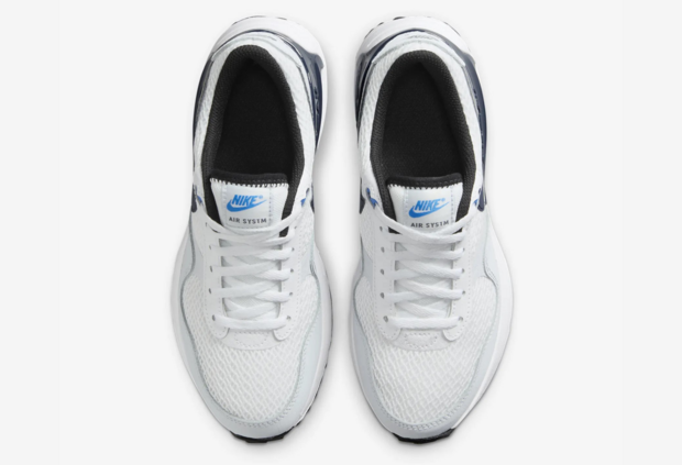 Nike Air Max System Kids GS - DQ0284-112 - White/Thunder Blue