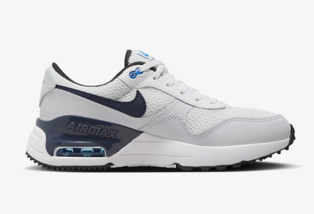 Nike Air Max System Kids GS - DQ0284-112 - White/Thunder Blue
