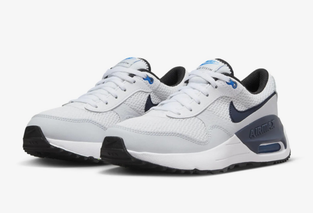 Nike Air Max System Kids GS - White/Thunder Blue