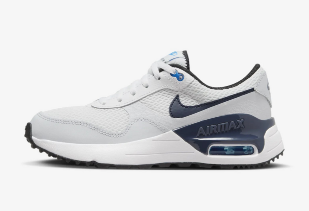 Nike Air Max System Kids GS - DQ0284-112 - White/Thunder Blue