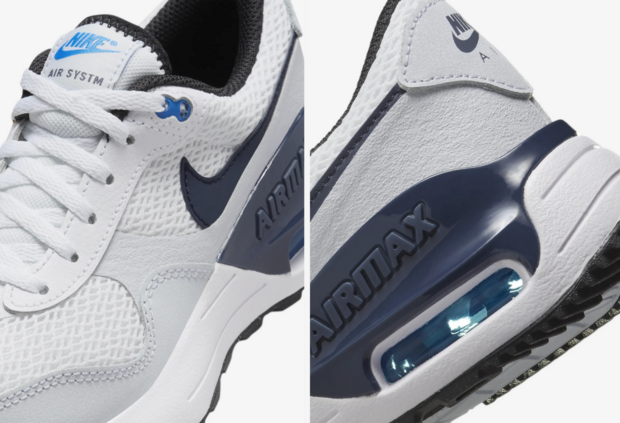 Nike Air Max System Kids GS - White/Thunder Blue