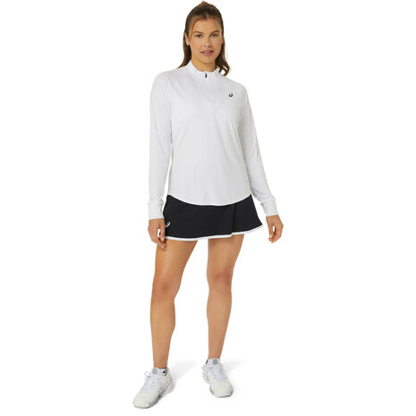 Asics Women Court 1/2-zip Top - Wit