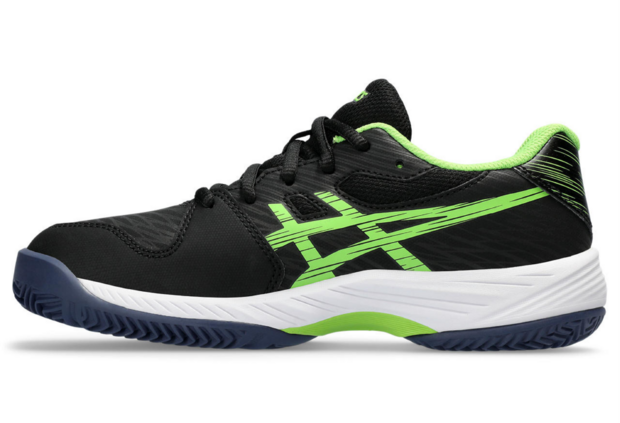 Asics Gel Game 9 Padel GS - Black/Electric Lime