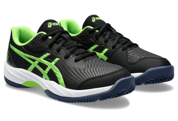 Asics Gel Game 9 Padel GS - Black/Electric Lime