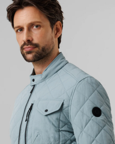 Reset Nemours Bomber Jacket - Pale Aqua