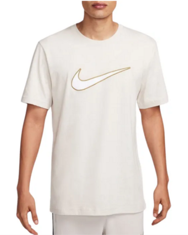 Nike Men's Swoosh T-shirt - Orewood Brn/White