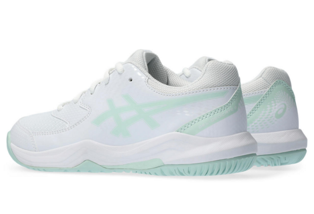 Asics Gel Dedicate 8 GS - White/Pale Blue