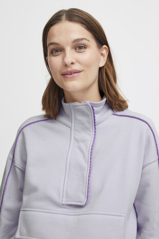 TheJoggConcept COLLAR Sweatshirt - Thistle Mix