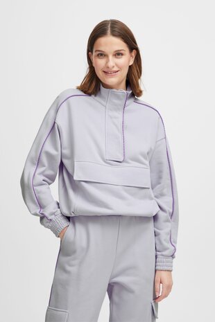 TheJoggConcept COLLAR Sweatshirt - Thistle Mix