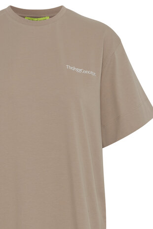 TheJoggConcept SABINA LOGO Shirt - Silver Mink