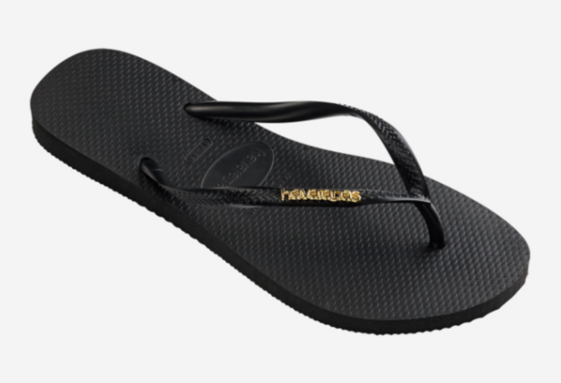Havaianas Slim Logo Metallic - 4119875.1924 - Black/Gold