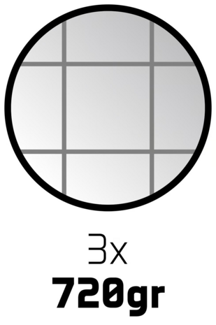 Jeu de Boules Set 3 stuks 52JO-CGA-1 ring