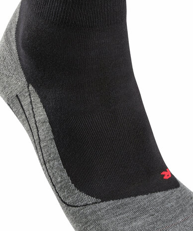 Falke RU4 Short Heren Sokken ZWART