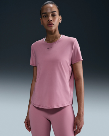 NIKE One Classic Women's Dri-Fit T-SHIRT - FN2798-699 -Pink/Black