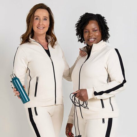 Silvermedal (101143-Sand/Beige) Women full zip sweat