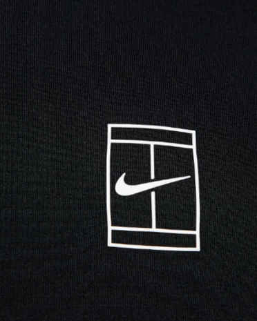 Nike Court Advantage Men's Dri-FIT SHIRT - Zwart - FZ6910-010