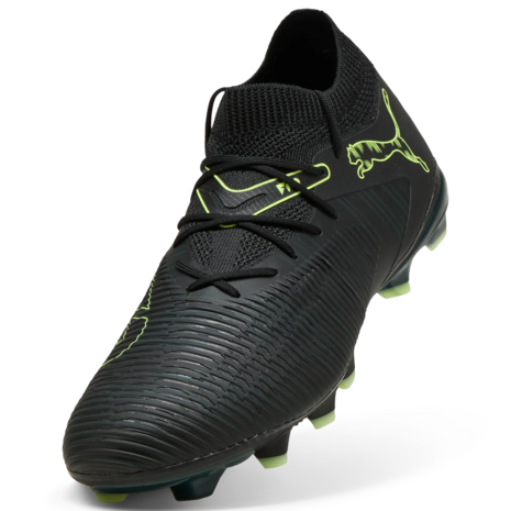 Puma Future Match FG/AG (108593-02) Zwart-Fluor Yellow