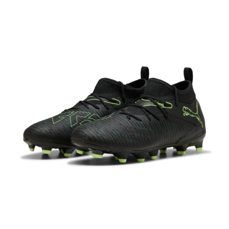 PUMA FUTURE 8 MATCH FG/AG Jr 108614-02) Zwart-Fluor Geel