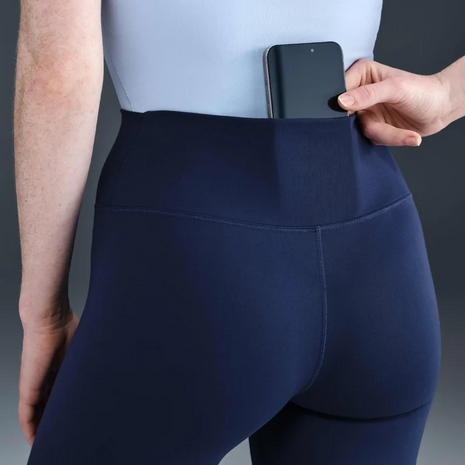 NIKE Dri-Fit One HR Women's High-Waisted Tight - IB9382-410 - NAVY