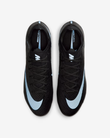 NIKE ZOOM VAPOR 16 ACADEMY FG/MG - FQ1458-001 - Black/Ice Blue