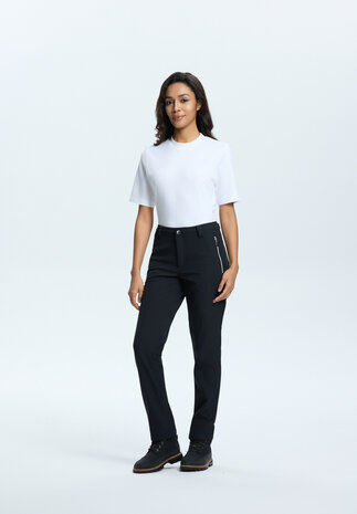 LUHTA EROTTAJA SOFTSHELL BROEK ZWART