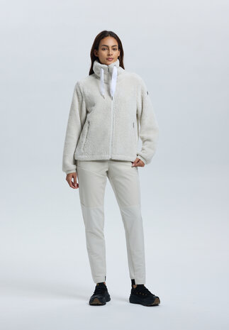 LUHTA IISSALO DAMES TEDDY VEST ECRU