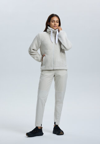 LUHTA IISSALO DAMES TEDDY VEST ECRU