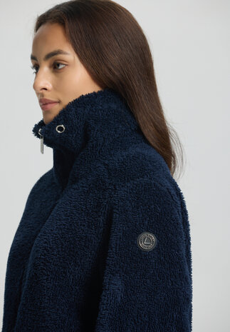 LUHTA IISSALO DAMES TEDDY VEST NAVY