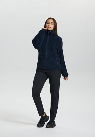 LUHTA IISSALO DAMES TEDDY VEST NAVY