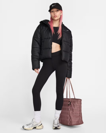 Nike Puffer Winterjas Dames Zwart - FZ5899-010