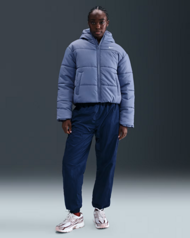 Nike Puffer Winterjas Dames Lichtblauw - FZ5899-499