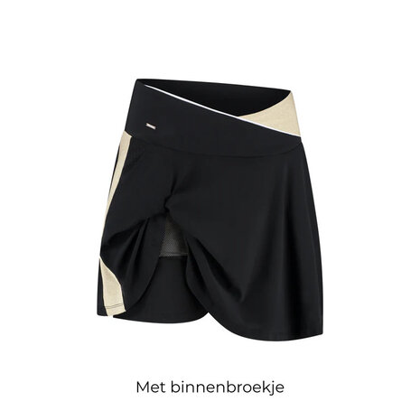 Padel73 Golden Swing Black/Gold Rokje Dames