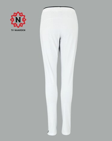 TV Naarden Dames Trainingsbroek Wit met clublogo