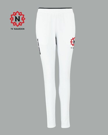 TV Naarden Dames Trainingsbroek Wit met clublogo