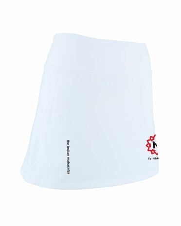 TV Naarden Meisjes tennisrokje Wit met logo