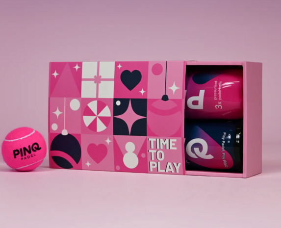 Pinq Padelballen 3-tin Cadeauverpakking