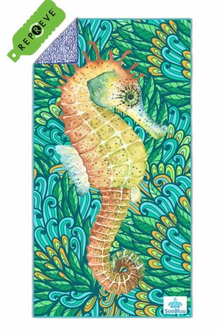 SooBluu Reishanddoek en Strandlaken XL HIPPO 100 x 190 cm