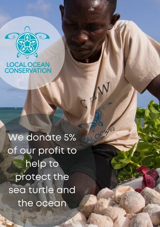 SooBluu Reishanddoek en Strandlaken XL TURTLE 100 x 190 cm