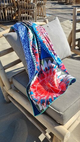 SooBluu Reishanddoek en Strandlaken L ANEMON 100 x 160 cm